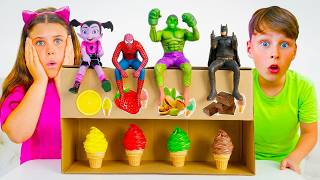 Ali and Friends are making Ice Cream! Kids Cartoons
