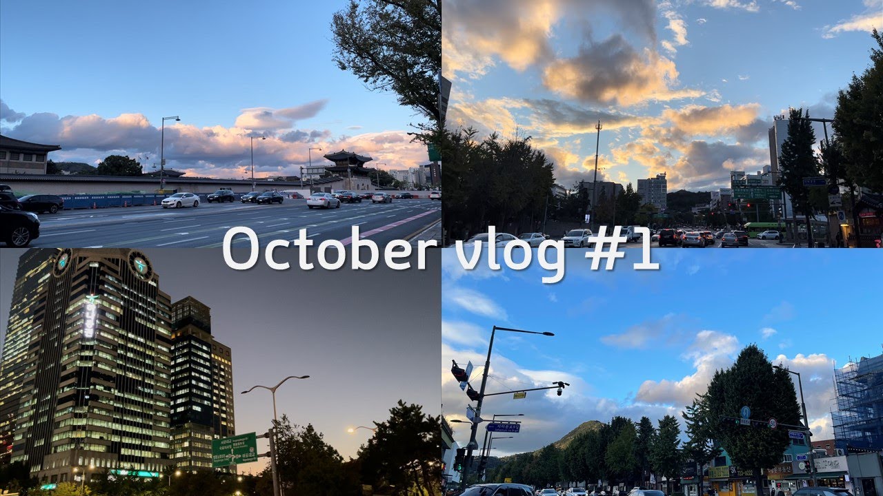 10월 브이로그✨ / ＃1 / 할로윈준비 / 리또리또 / 피그인더가든 / 거울공주희 / IFC몰 / 강풍주의보 / 스시누하 / 레종데트르 / 폴리스피자
