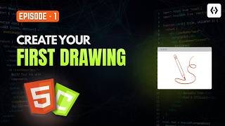 Create Your First Drawing 🎨  HTML5 Canvas Tutorial for Beginners Part 1 Update