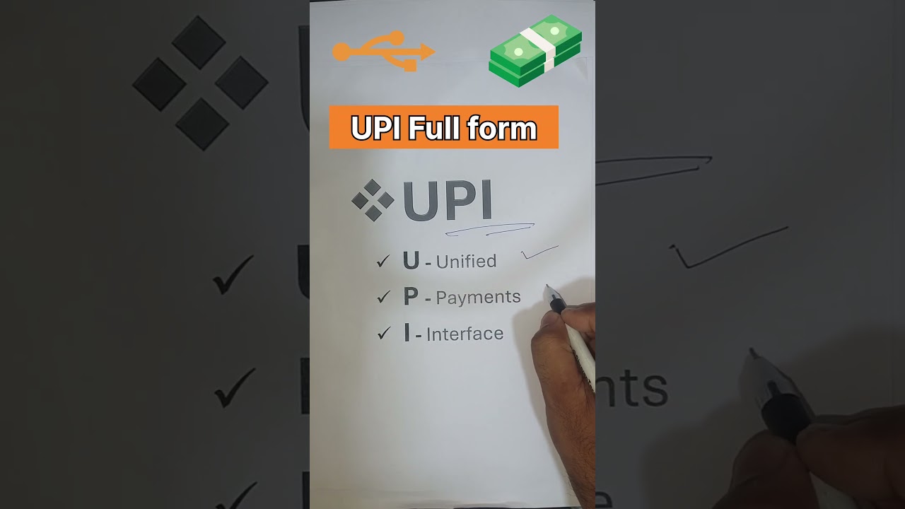 UPI Full form | UPI | Full form of UPI 
