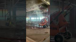 Indoor Dust Control with DB-10 at Robles Demolition