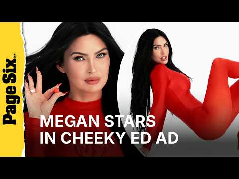Video Megan Fox sizzles in skin-tight jumpsuit for cheeky erectile dysfunction ad