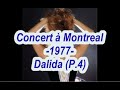 Dalida - Concert Montreal - 1977 (P.4)