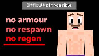 ATTEMPTING Minecrafts HARDEST CHALLENGE