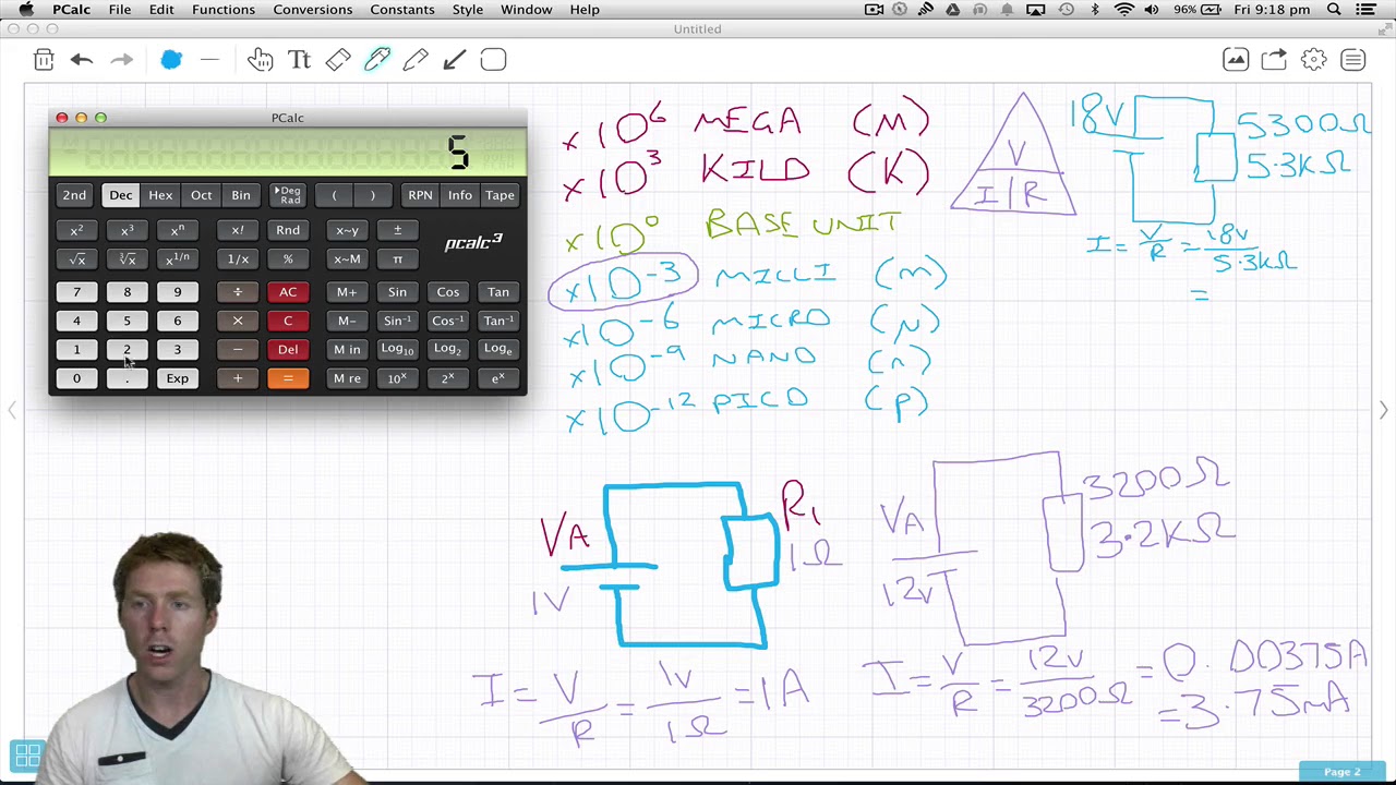 Electronics Fundamentals Tutorial 3 How to Use Your Calculator YouTube