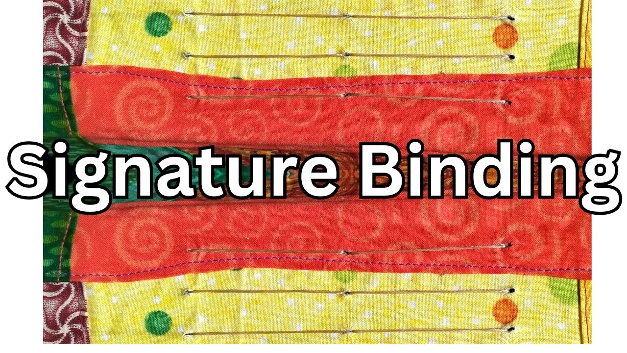 Easy 3 Hole Pamphlet Stitch StepbyStep Junk Journal Tutorial YouTube