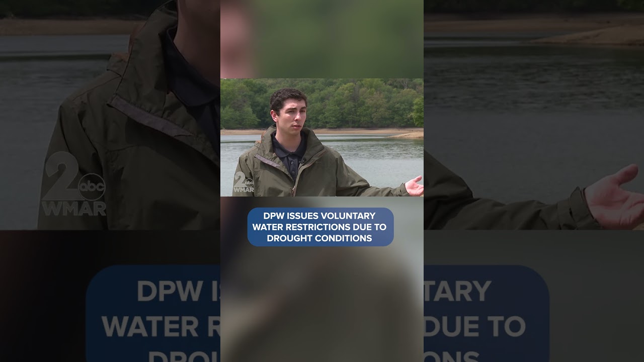 Voluntary water restrictions in Maryland