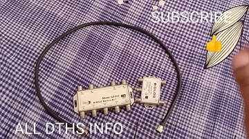 DISEQC SWITCH 4 IN 1 + 8 IN 1 KAISE BANAYE