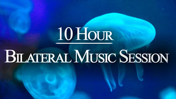 10 HR  Dark Screen - Bilateral Music - Release Stress, Anxiety, PTSD - EMDR, Brainspotting