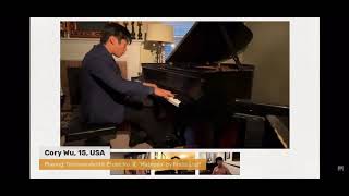 2020 Piano League Piano Star International Competition Gold Prize Winner Cory Wu (Professional 2)