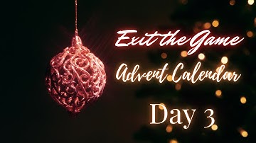 [Day 3] Exit: Advent Calendar - Mystery of the Ice Cave
