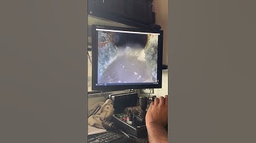 Robot TVs pipe, A LOT OF DIRT ! #Robot #subscribe #cipp