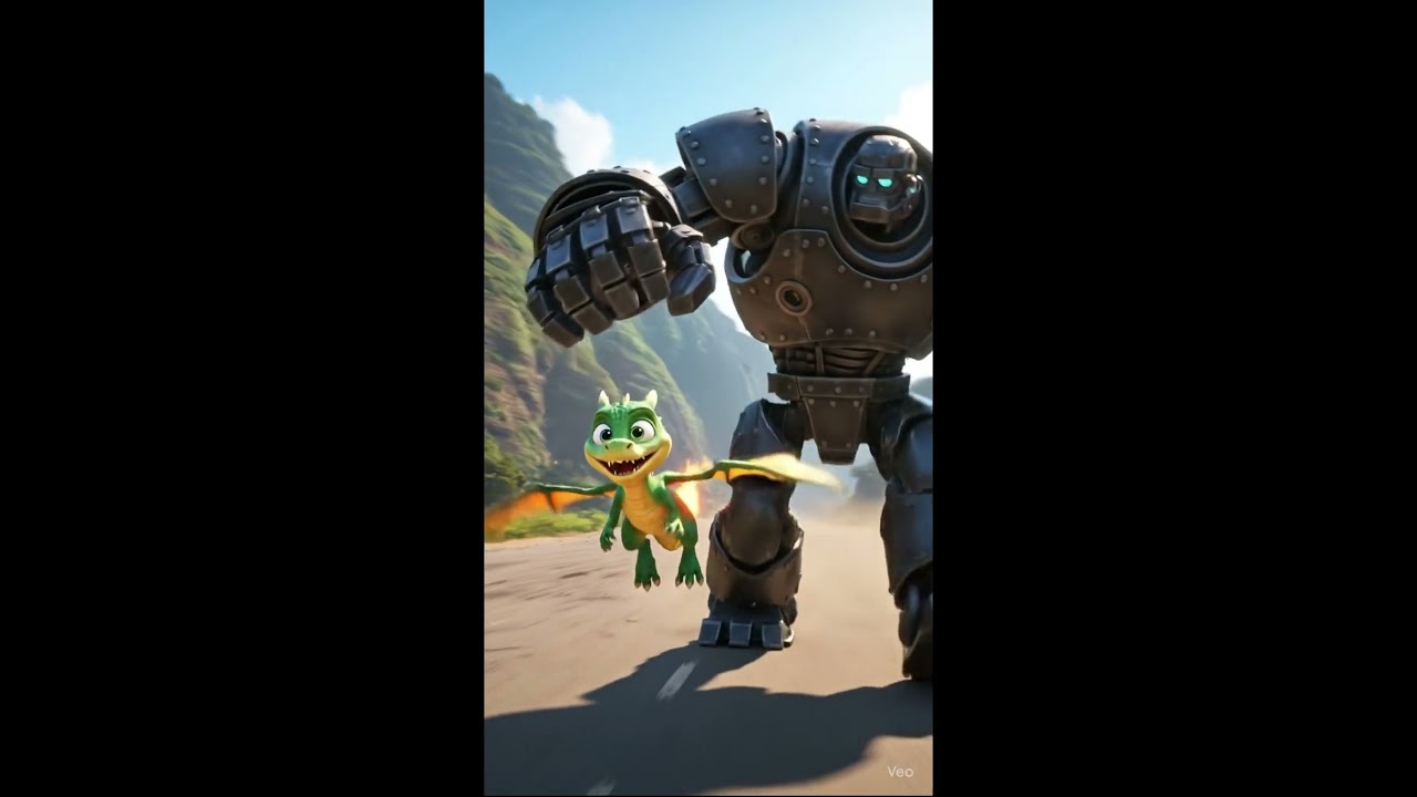he Little Dragon and the Giant Robot | A Heartwarming Animated Short Film