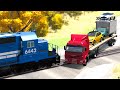 TRAIN CRASHES #2 - BeamNG Drive | CRASHdriven