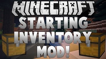 Minecraft 1.8: Starting Inventory Mod Review + How To Install!