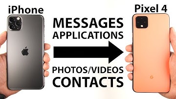How to transfer from iPhone / Android to Pixel 4 XL (messages, apps, photos, contacts, and more)!