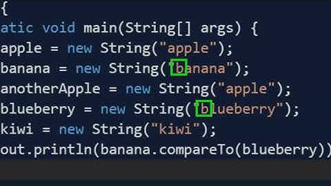 Lesson 4-7: Comparing Strings (Introductory Java Programming for AP Computer Science A)