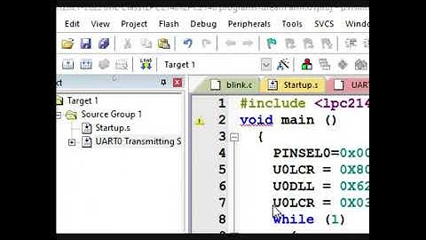 ARM, LPC2148, UART, ASCII Character, Prog., Simulation & Demo of Line Feed (ENTER KEY) Feature (4.1)