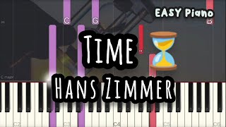 Hans Zimmer  - Time | Inception | Movie Music (Easy Piano, Piano Tutorial) Sheet