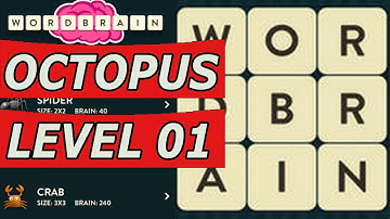 Wordbrain Octopus Level 1 Answers (Android/IOS)