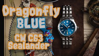 BEST Blue Dial Of 2023! Christopher Ward C63 GMT Dragonfly Blue Review!