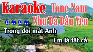 Như Đã Dấu Yêu Karaoke Tone Nam