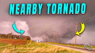 Wedge Tornado Spotted By A Person Nearby