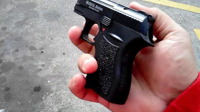 Pistola Fogueo Bruni 92 9mm Niquel Full Metal