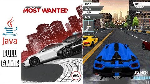 NEED FOR SPEED MOST WANTED 2012 3D - Java Game (Full Gameplay No Commentary)