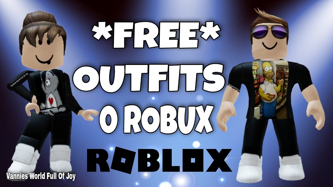 😎😍 ROBLOX FREE OUTFITS 0 ROBUX!