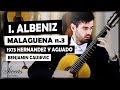 Isaac Albéniz - Malagueña No. 3 from 6 Hojas de Album, OP. 165 played by Benjamin Čaušević