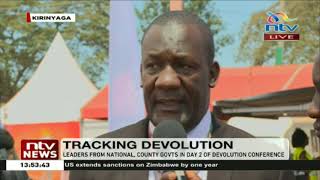 Leders from national, county govts in day two of devolution conference