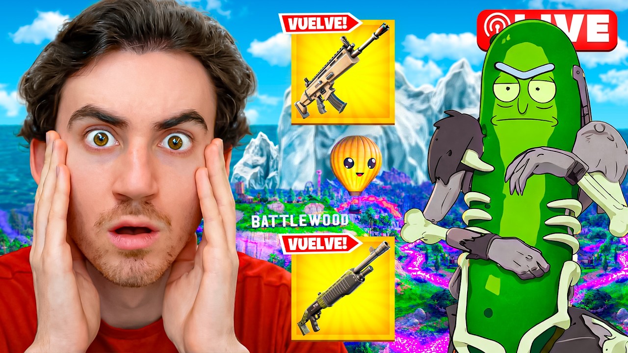 DOBLE JUEGA UN TORNEO DE SKIN EN FORTNITE🤩 #EpicPartner