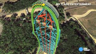 Take a virtual ride on the world’s tallest roller coaster