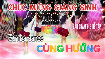 BẢN QUAY CHẬM 0.8 DỄ TẬP | CHÚC MỪNG GIÁNG SINH | Zumba dance | Cùng hướng | Choreo Thuận Zilo