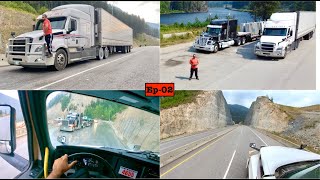 Tagdi Adventure Driving on Dangerous Road of Canada | Trucking Calgary to Surrey