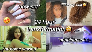 24 Hour Glow Up Transformation: at-home waxing, hair appt., nail appt., etc.| Alyssa Howard