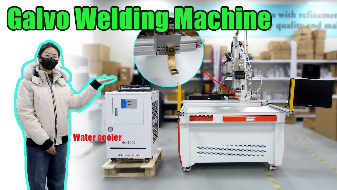 Automatic laser welding machine battery precision welding - YouTube