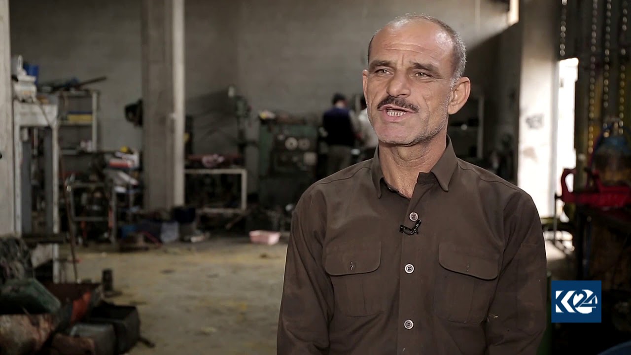 كارگه‌یه‌كی دروستكردنی تراكتۆر له‌ شاره‌زوور