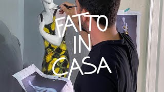 A painting workshop with Cristobal Tabares to support #DGFattoInCasa - 