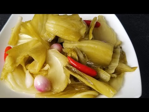 Cách làm DƯA CẢI MUỐI vàng giòn để ăn được lâu