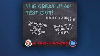 Some utah teachers to take sick leave thursday for covid-19 testing