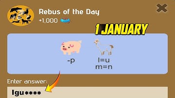 Rebus of the day ZOO 1 January | ZOO Rebus and Riddle Today | ZOO Story bot Riddle of the day