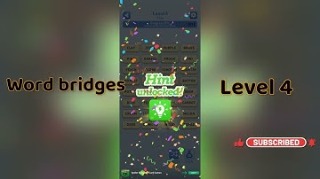 Word Bridges Level 4 Answers 🔗 | Word Bridges Logic Connections Walkthrough