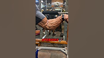 Steroids vs Natural 😈 #gymlife #fitness #workout #steroids #natural #bodybuilding