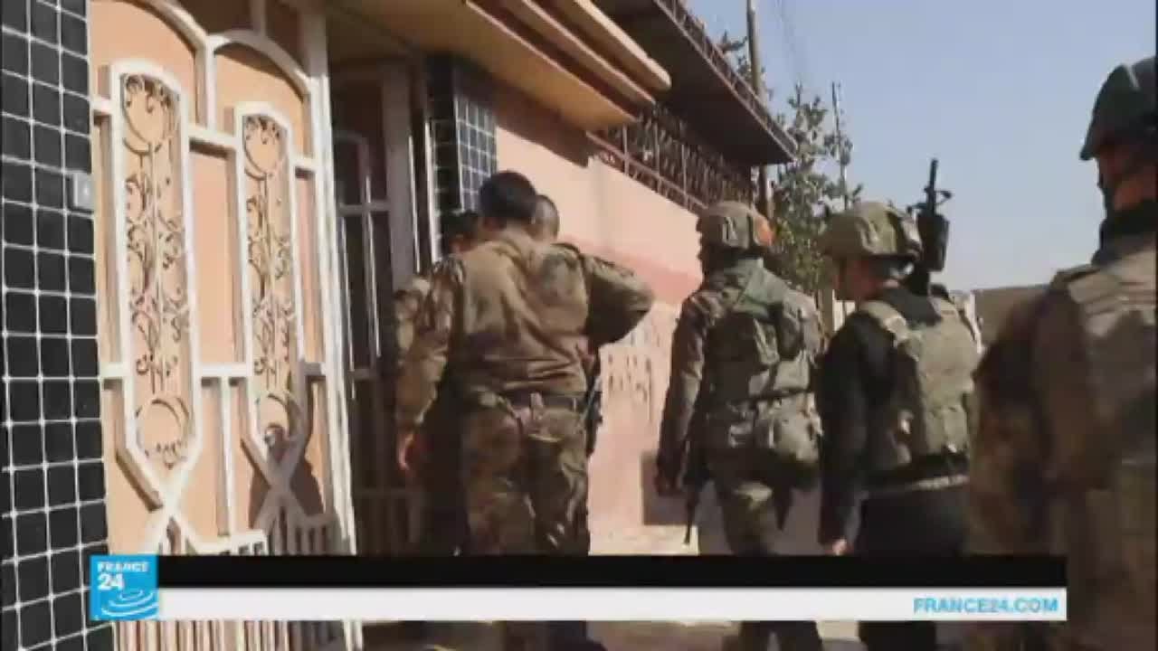 كيف يتم البحث عن عناصر مشبوهة في غرب الموصل؟