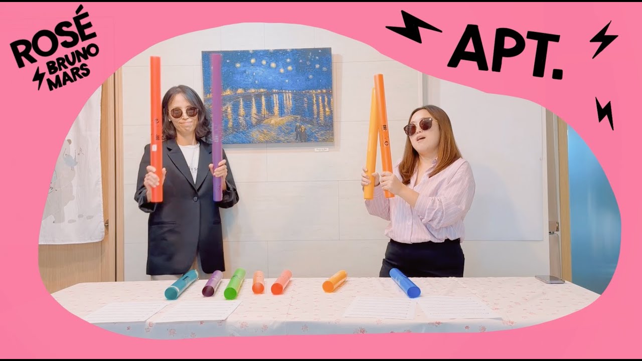 APT  - ROSÉ & BRUNO MARS | 붐웨커 연주(boomwhackers play)