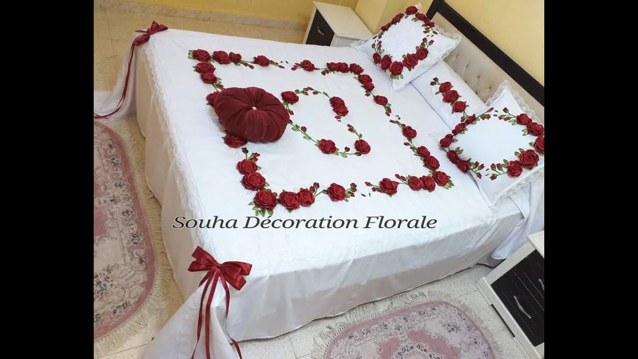 رشمة مفرش سهلة جدااا للمبتدئات و أوراق بحجم كبيير /تعرفوا معي على فنانة رااقية من المغرب الشقيق