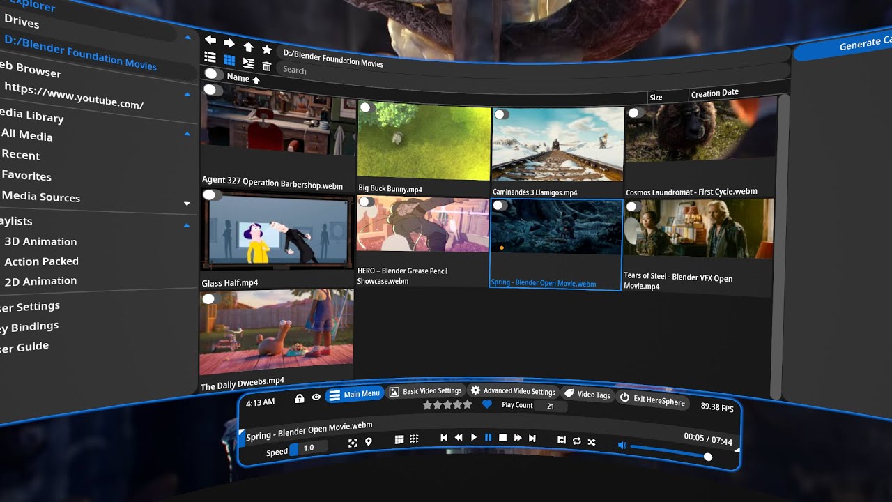 HereSphere VR Video Player Early Access Trailer YouTube