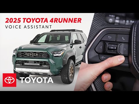2025 Toyota 4Runner: How to Use Voice Assistant | Toyota Drive-Off Essentials